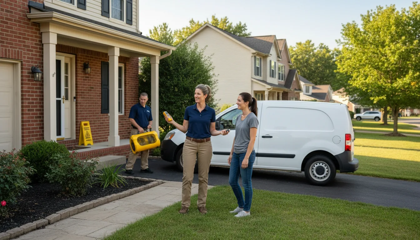 Water restoration image for Dehumidification And Cleanup Services in Big Wells, TX